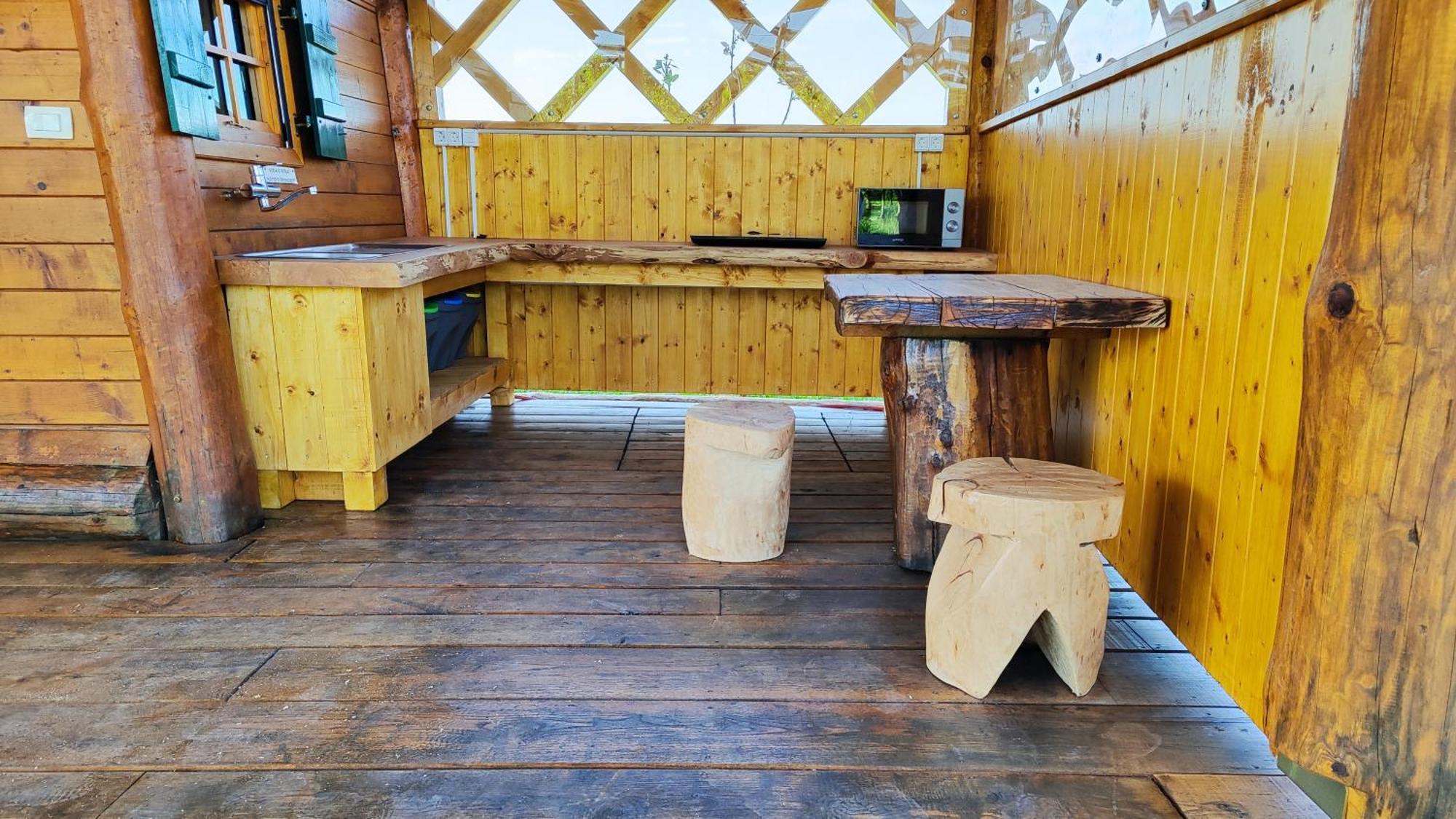 Unique Wooden Holiday House In Nature Lukovica pri Domzalah Экстерьер фото